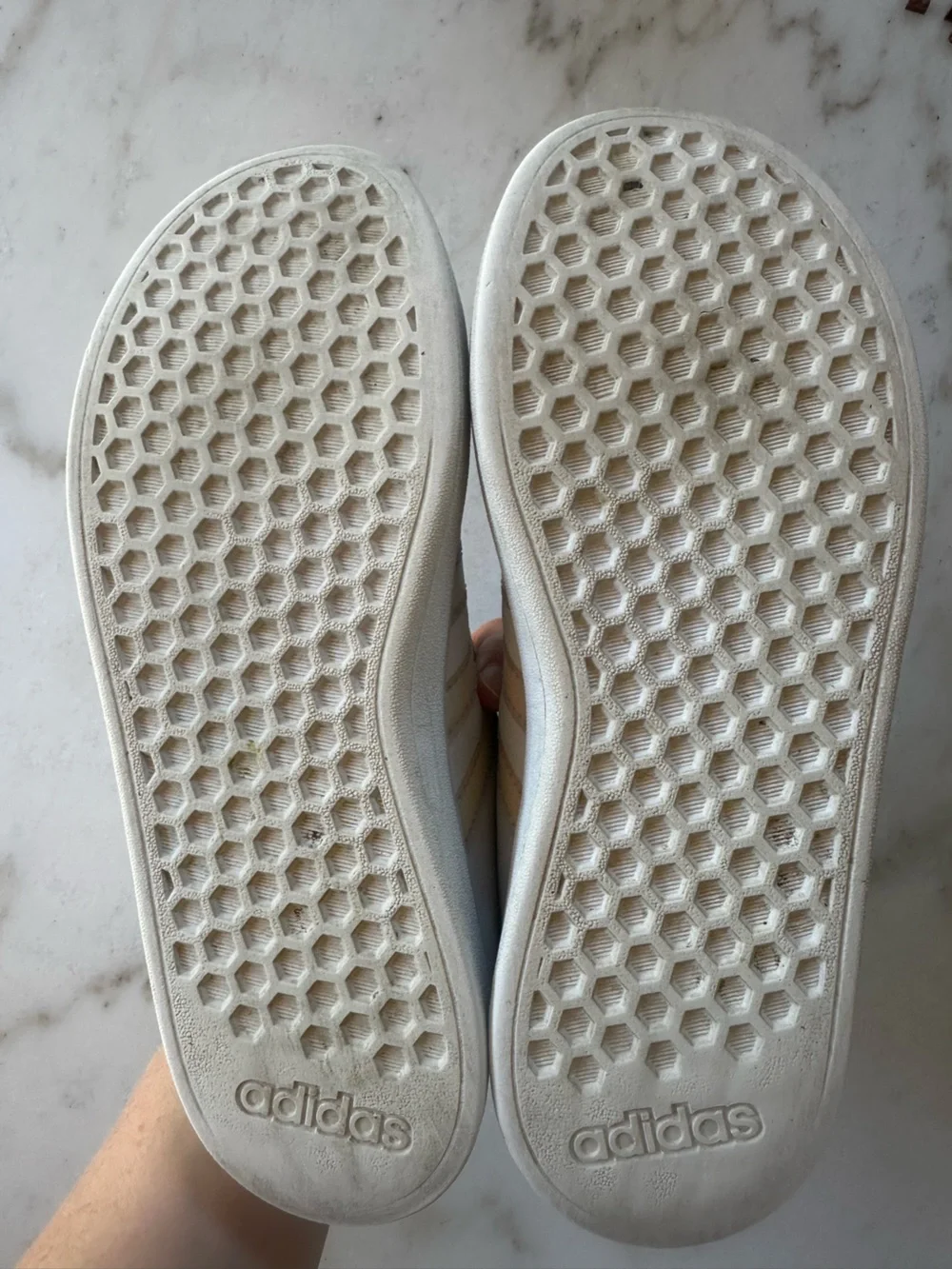 adidas Grand Court 3.0 | adidas Kids White Sneakers with Iridescent Pink Stripes